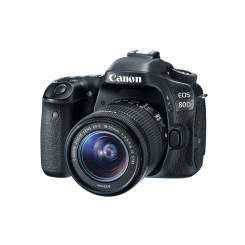 Canon EOS 80D ( Black ) Digital SLR Camera + KIT EF-M18-55mm f/3.5-5.6 IS STM